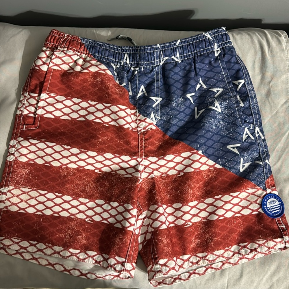 AFTCO youth boat bar swim trunks